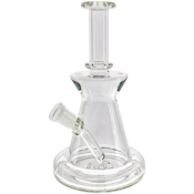 7" Clear Fixie Hourglass Bell Bottom Rig