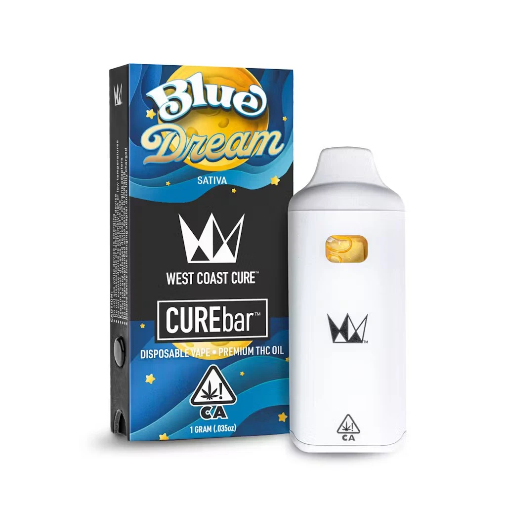 West Coast Cure - Blue Dream (S) 85.2% THC | 1g CUREbar Disposable Main Image