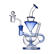 8" LIGHT BLUE RECYCLER 1A - HUMAN GRADE