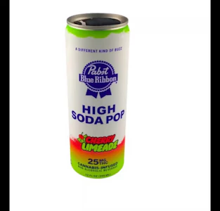 PABST BLUE RIBBON - CHERRY LIMEADE HIGH SODA POP 25MG | Pabst PBR