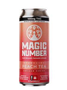 Magic Number - Magic Number Peach Tea 25mg