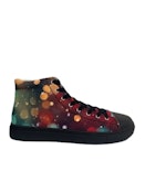 Matawana High Top Black Canvas Xmas Bubbles Size 9 