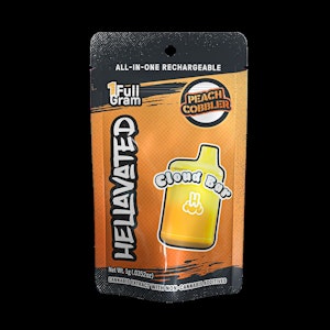 Hellavated - Hellavated Cloud Bar Peach Cobbler AIO 1g