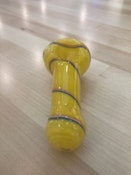Large Glass Pipe - Yellow