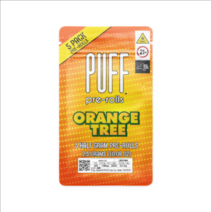 PUFF - PUFF | Orange Tree | Pre-Roll 5pk | 2.5g Sativa