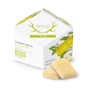 WYLD - Wyld 1:1 THC:CBG Pear Gummy 100mg