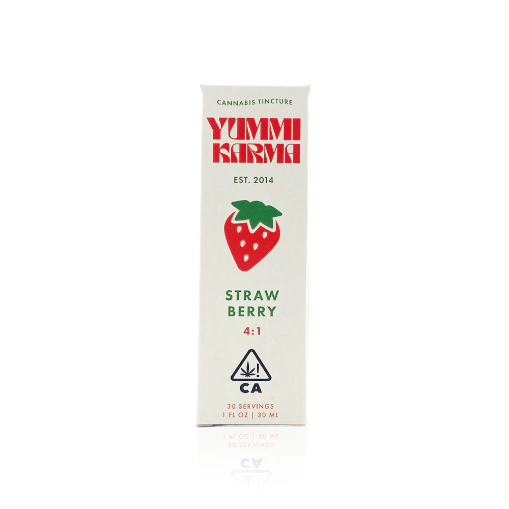 Yummi Karma - YUMMI KARMA - Tincture - Strawberry - THC / CBD - 4:1 Main Image