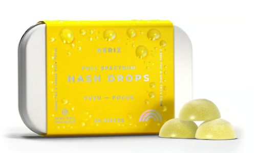 AERIZ - Yuzu 1:2 THC:THCV Hash Drops - 50mg