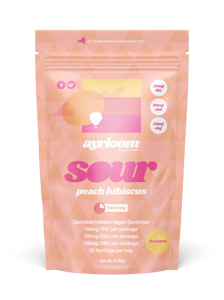 AYRLOOM - Sour Peach Hibiscus 1:1 Gummies 10 Pack