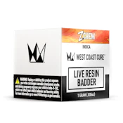 West Coast Cure - Z Chem Live Resin Badder 1g