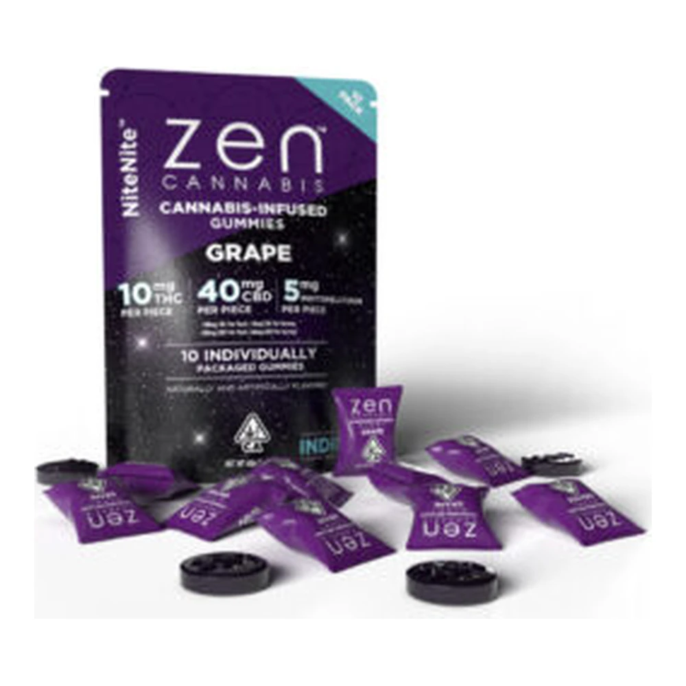 Zen - Zen Cannabis | Grape | Fast Acting NiteNite Gummies | 100mg Main Image