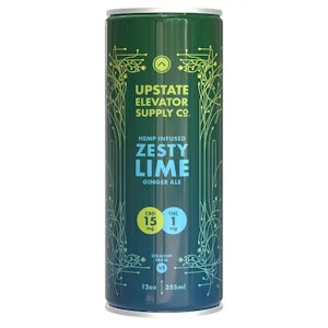 Upstate Elevator - Upstate Elevator Supply Co. | Zesty Lime Ginger Ale | 15mg CBD