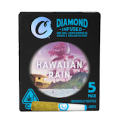Hawaiian Rain 40.80% THC | Diamond Infused Prerolls .5g (5 pack)