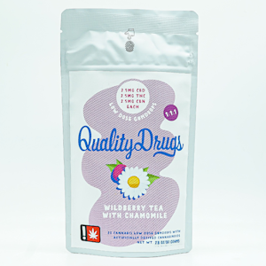 QUALITY DRUGS - Quality Drugs Wildberry Tea Chamomile 1:1:1 THC:CBD:CBN 20pk Gumdrops