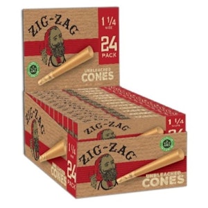 ZIG-ZAG - UNBLEACHED CONES 6PK