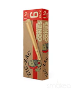 Zig-Zag Unbleached Cones 1 1/4 6pack