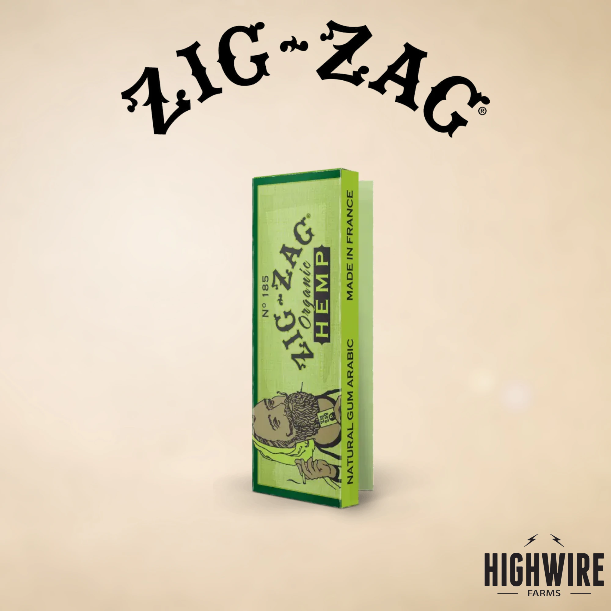 Luv Buds - Zig-Zag Organic Hemp 1 1/4 Rolling Papers Main Image