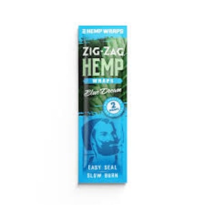 Zig Zag - Paper/Cones - Zig Zag Hemp Wraps Blue Dream 2pk