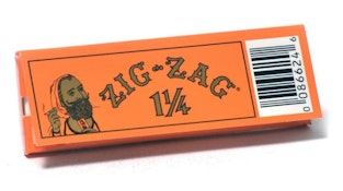 1 1/4 French Orange - Zig Zag