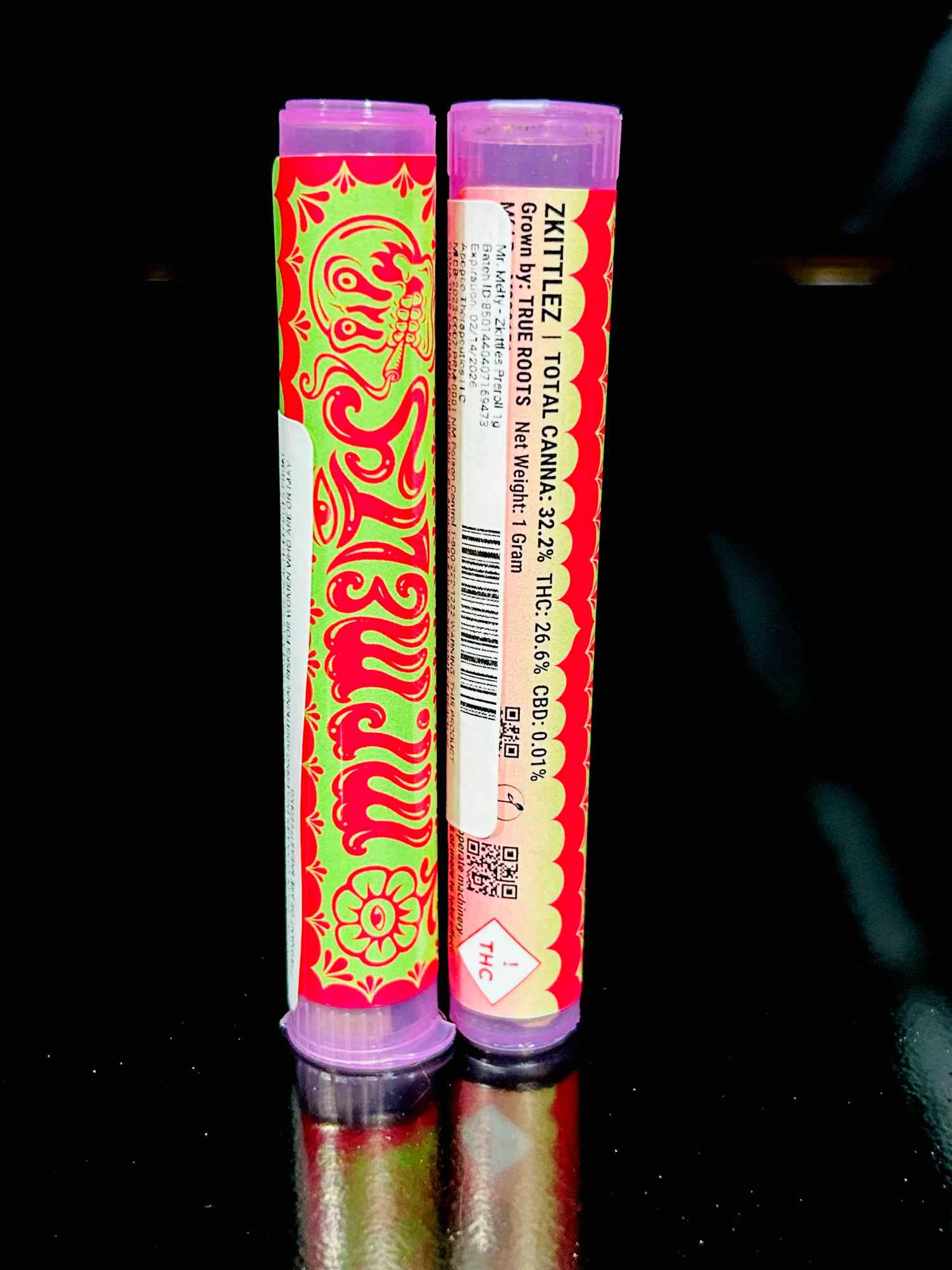 MR. MELTY - Mr. Melty - Zkittles Preroll 1g Main Image