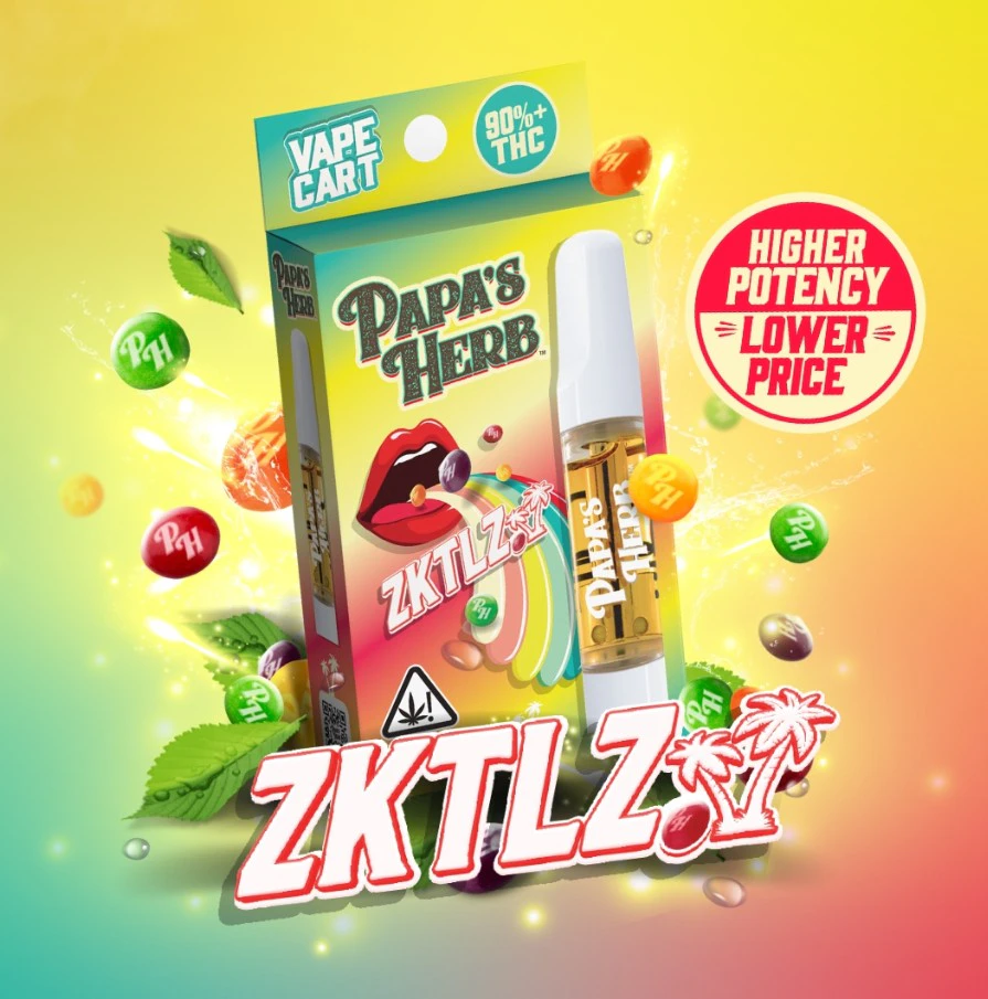 Papa's Herb - Papa's Herb - ZKTLZ - 1g Vape Cart Main Image