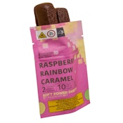 Soft Power Sweets | 10mg 2pk (20mg) | Raspberry Rainbow Chocolate Caramel