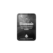 Heavy Hitters | Zoap 2.5g (Indica) - Diamond THCA-Infused Pre-Rolls 5pk