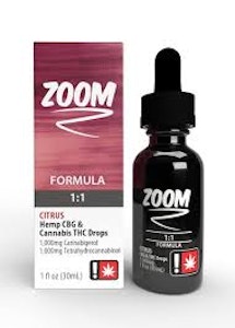 Angel - Zoom 1000mg 1:1 CBG-THC Tincture