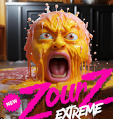 Zuted ExtremZ Zourz Exotic fruit  (100mg ) [ I ]  Gummies THCA Diamonds 