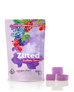 ZUTED - Zuted | Bedtime Berry "SLEEP" | 100mg THC / 40mg CBN | Liquid Diamond Infused