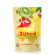 Zuted Cherry Kiwi Indica Enhanced (100mg THC ) [ I ] Gummies 5mg 20 pcs