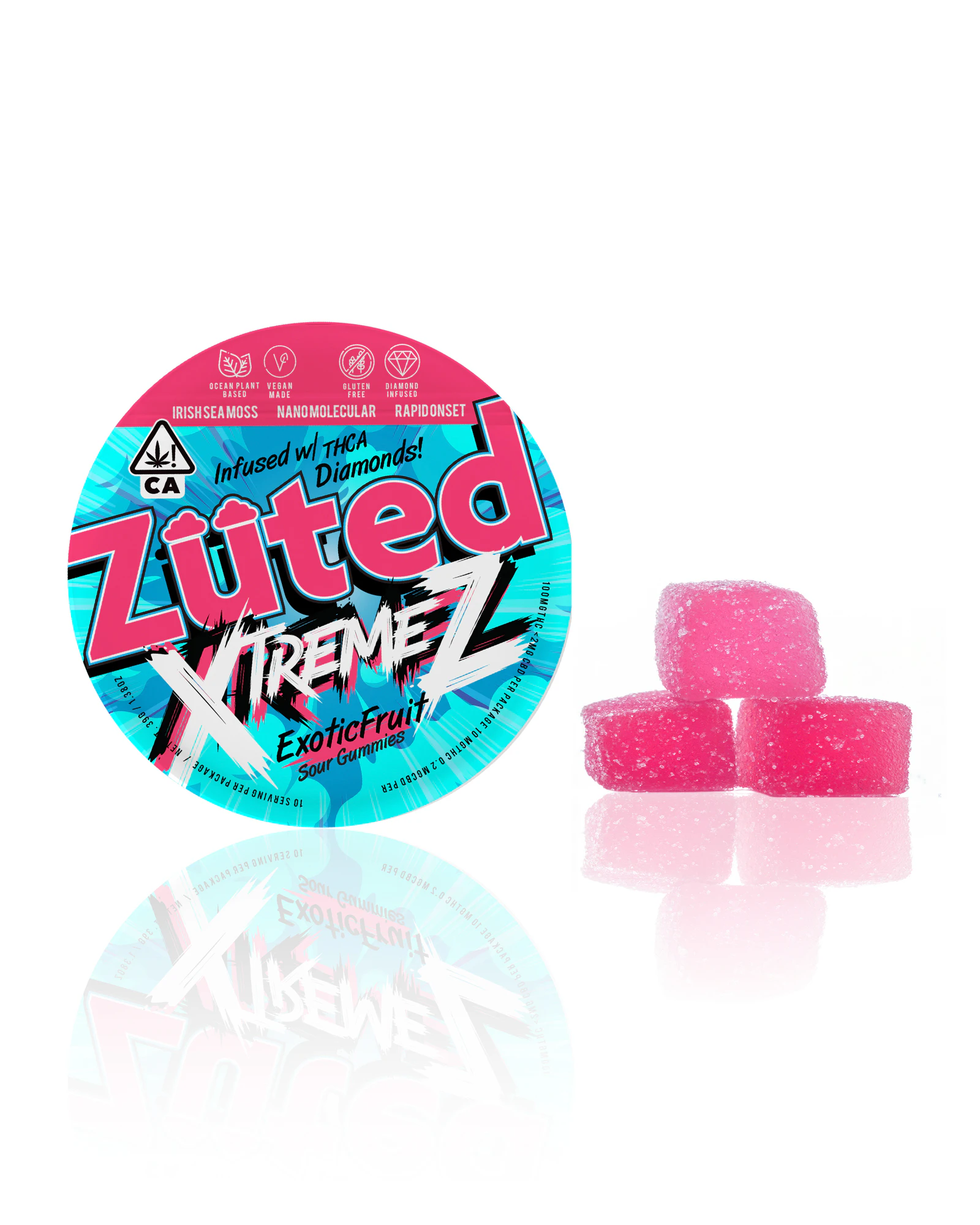 ZUTED - Extremez Zourz | Zuted | 100mg THC | Liquid Diamond Infused Main Image