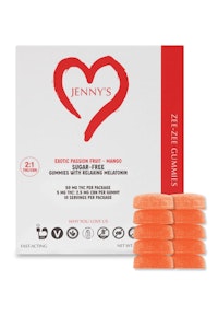 Jennys Baked at Home Company - JENNYS | PASSION FRUIT MANGO | THC + CBN + MELATONIN SLEEP GUMMIES
