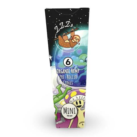 ZZZ's Collective - ZZZ's Rolling Papers Mini 6pk Cones - "Intergalactic Trip"