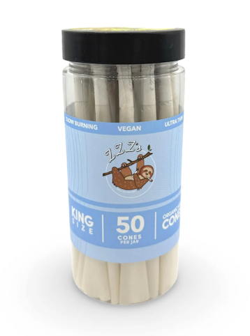 ZZZ's Collective - ZZZ's Rolling Papers King Size 50 pack Jars - "Stoner Sloth" by Tim Molloy